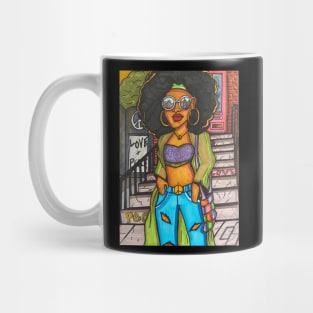 Hippie chic downtown Mug